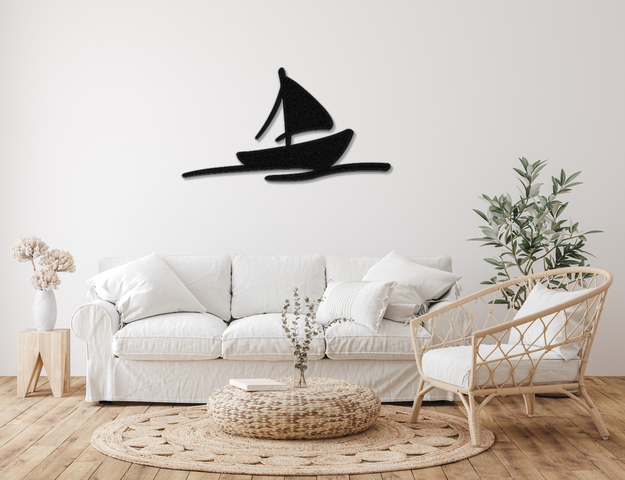 Sailboat Metal Wall Art