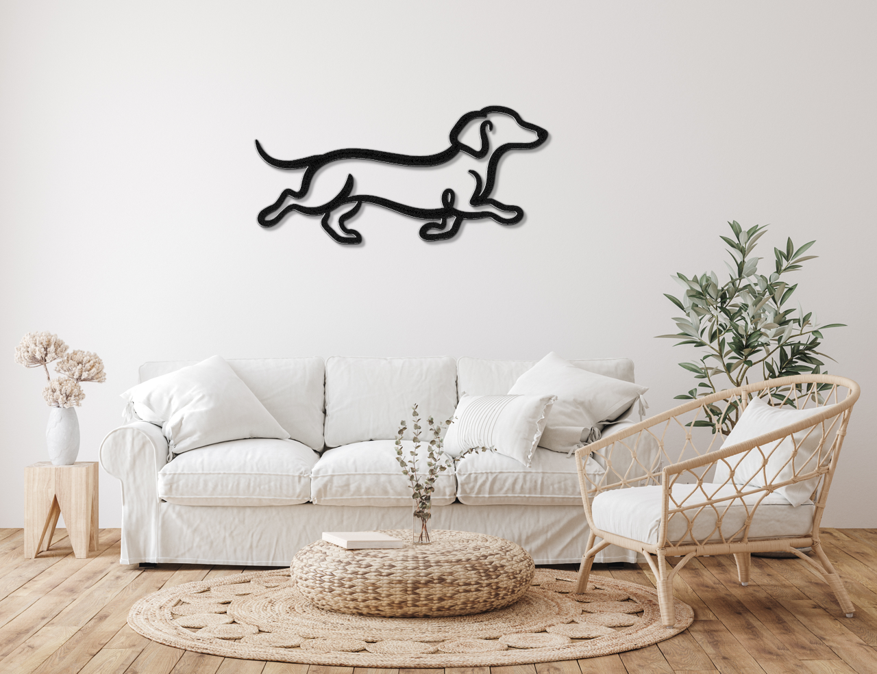 Dachshund Metal Wall Art