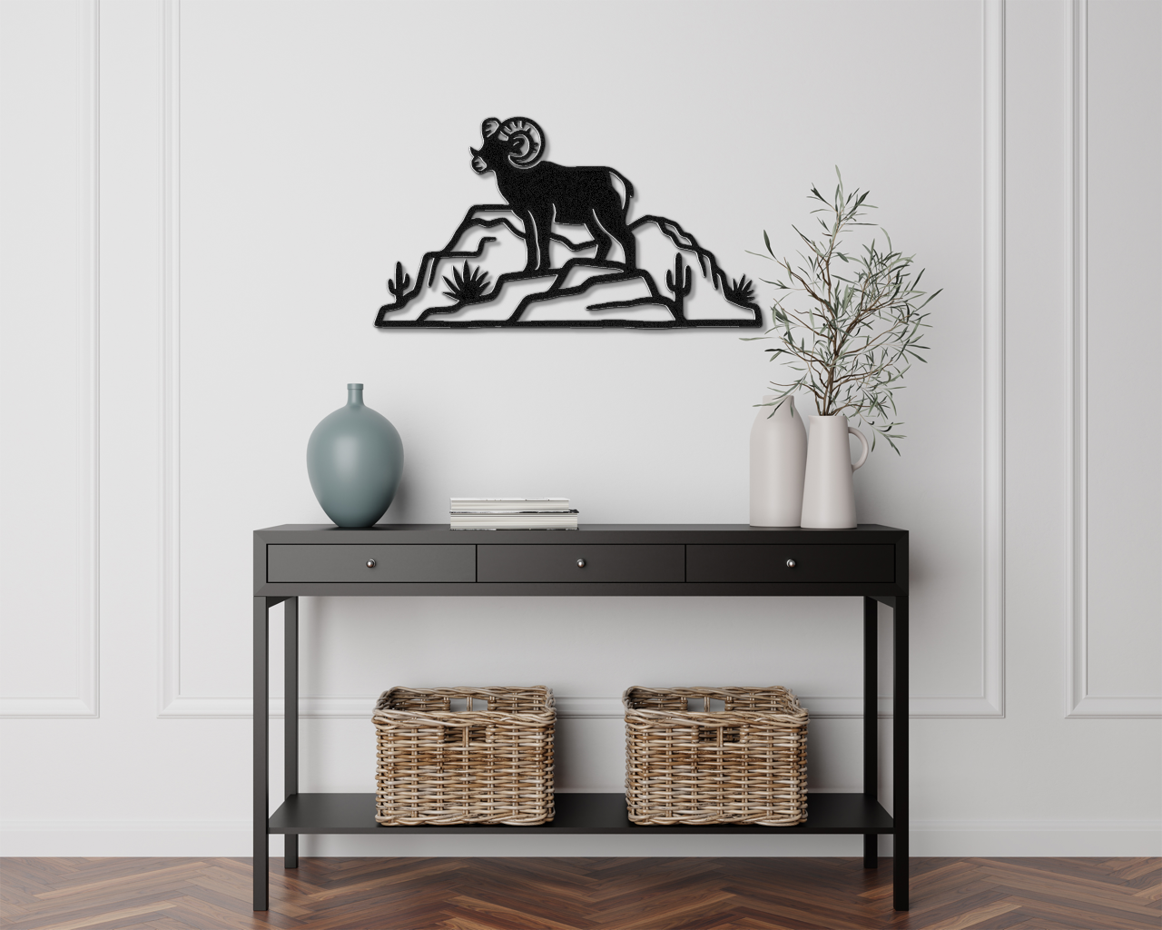 Arizona Bighorn Sheep Metal Wall Art