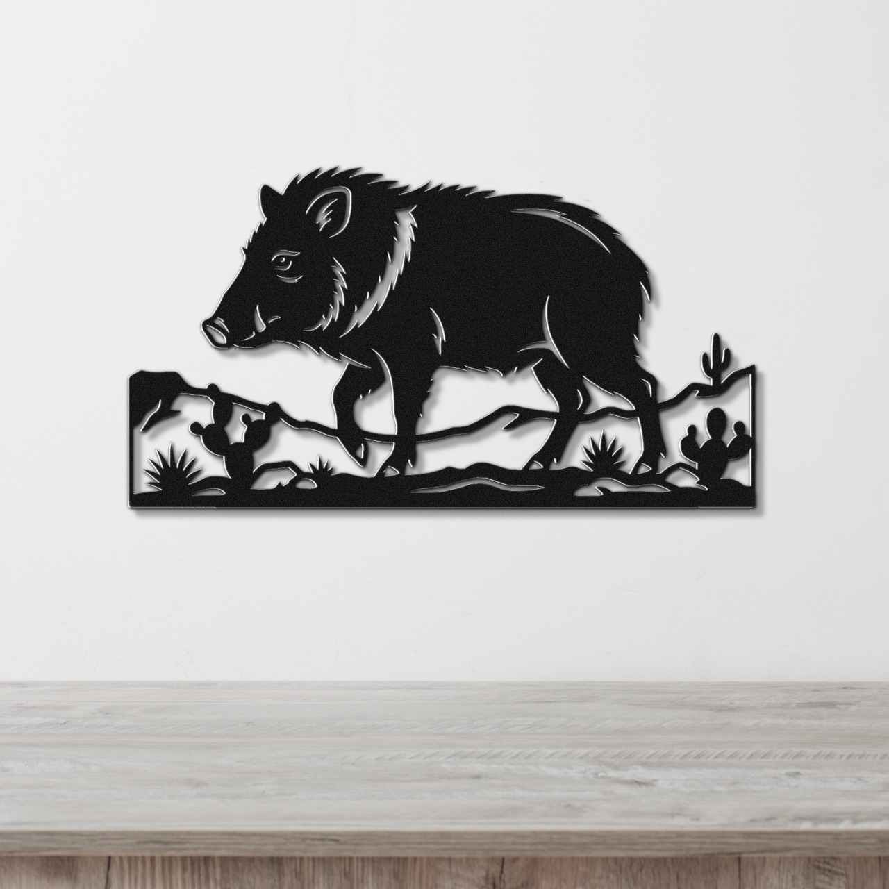 Javelina Metal Wall Art