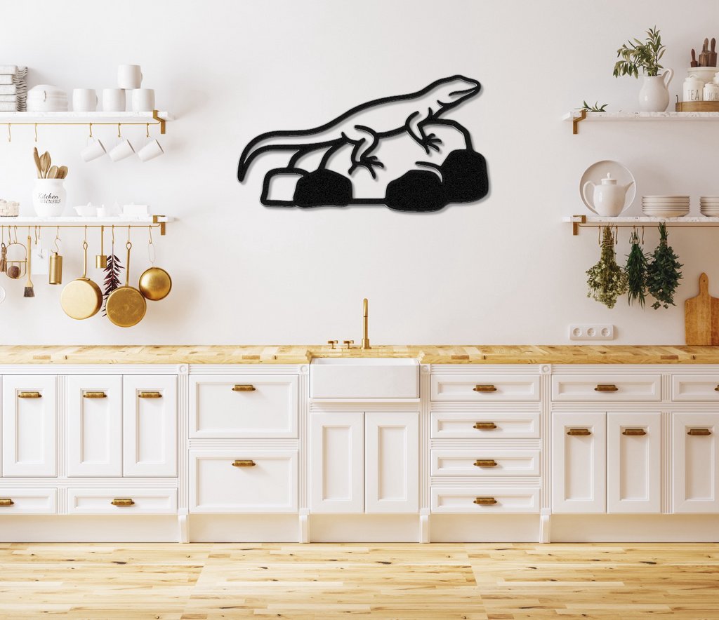 Lizard Metal Wall Art
