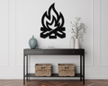 Campfire Metal Wall Art