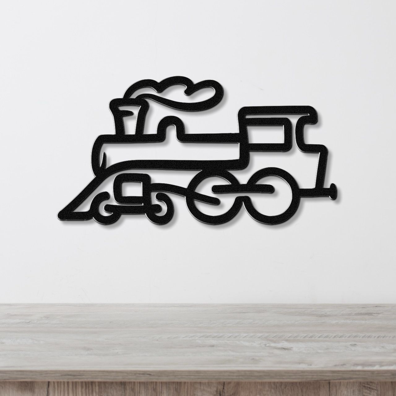 Train Metal Wall Art