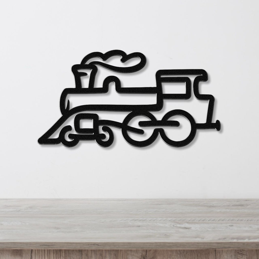 Train Metal Wall Art