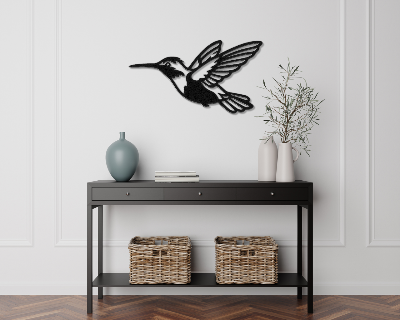 Hummingbird Metal Wall Art
