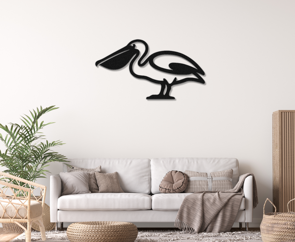 Pelican Metal Wall Art