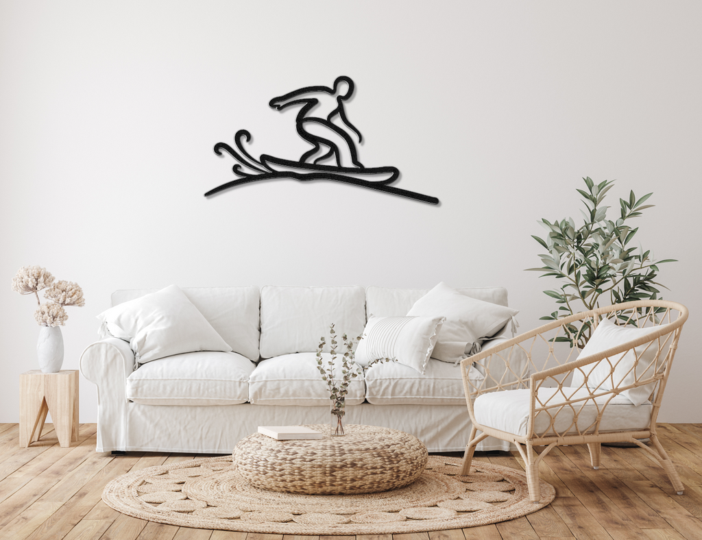 Snowboarding Metal Wall Art