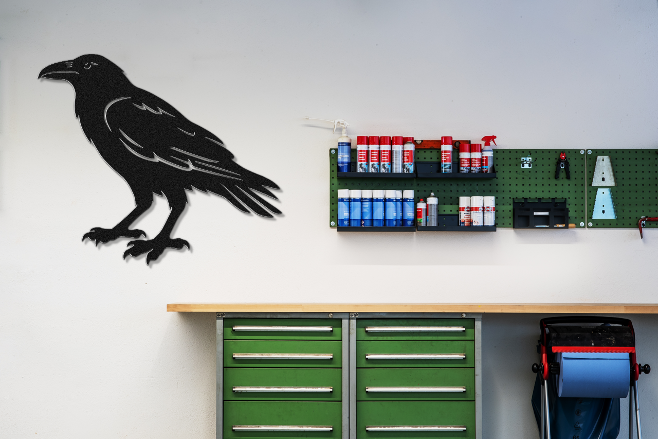 Raven Metal Wall Art
