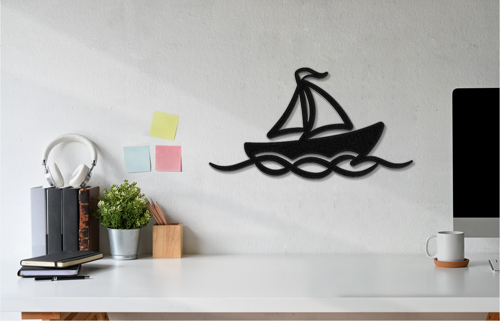 Sailboat Metal Wall Art