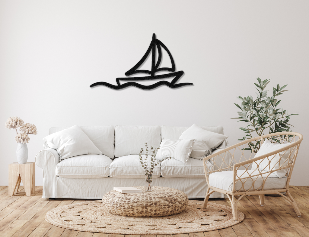 Sailboat Metal Wall Art