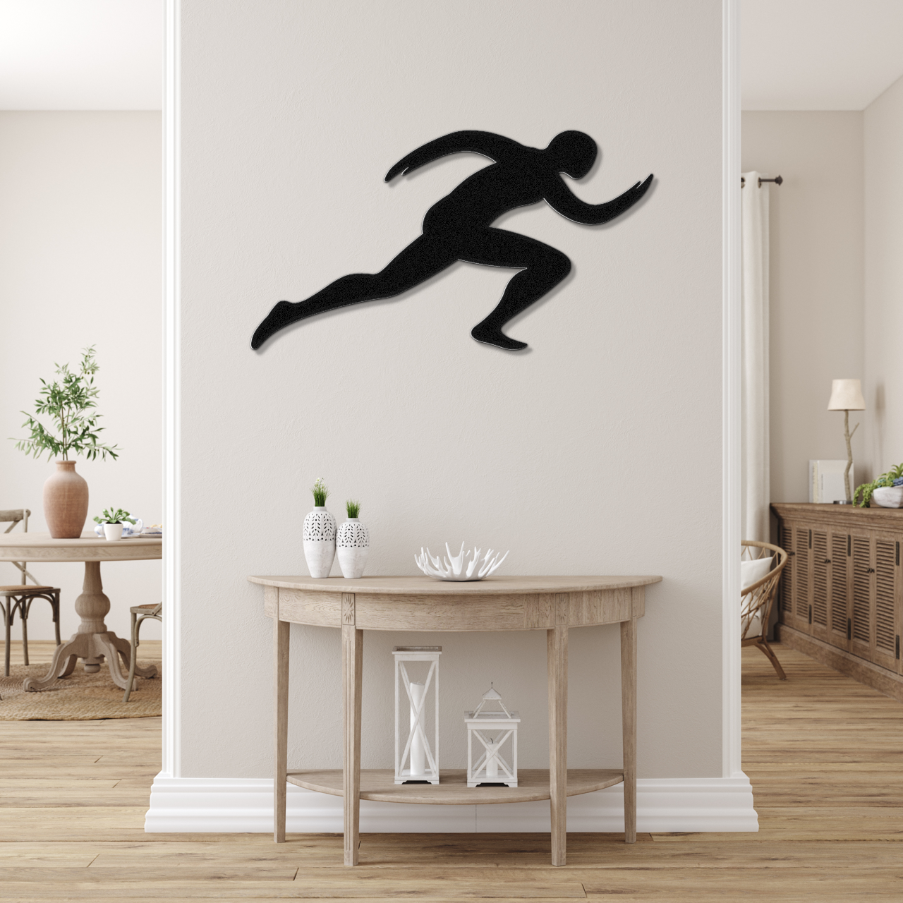 Runner Metal Wall Art