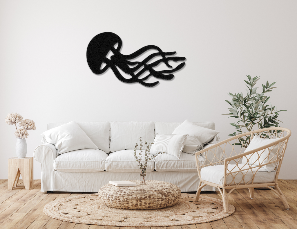 Jellyfish Metal Wall Art
