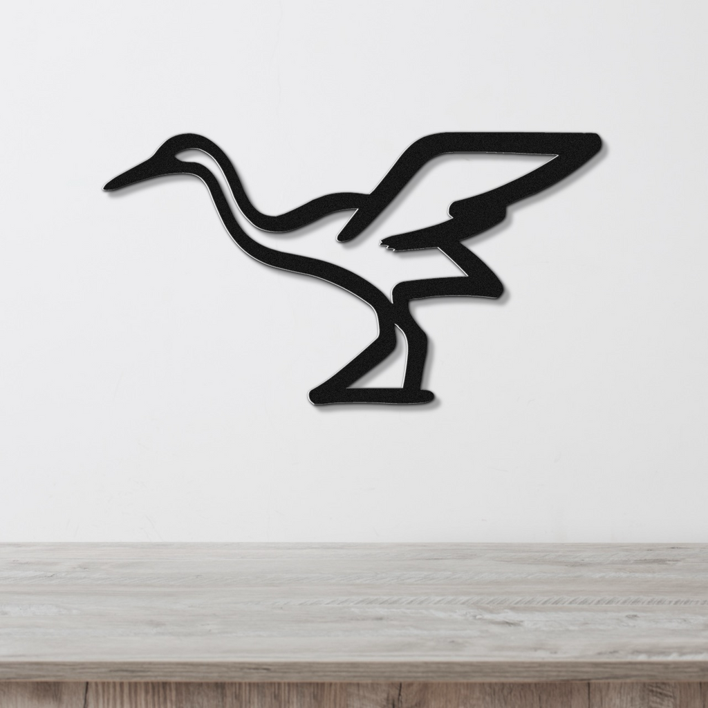 Crane Metal Wall Art