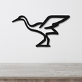 Crane Metal Wall Art