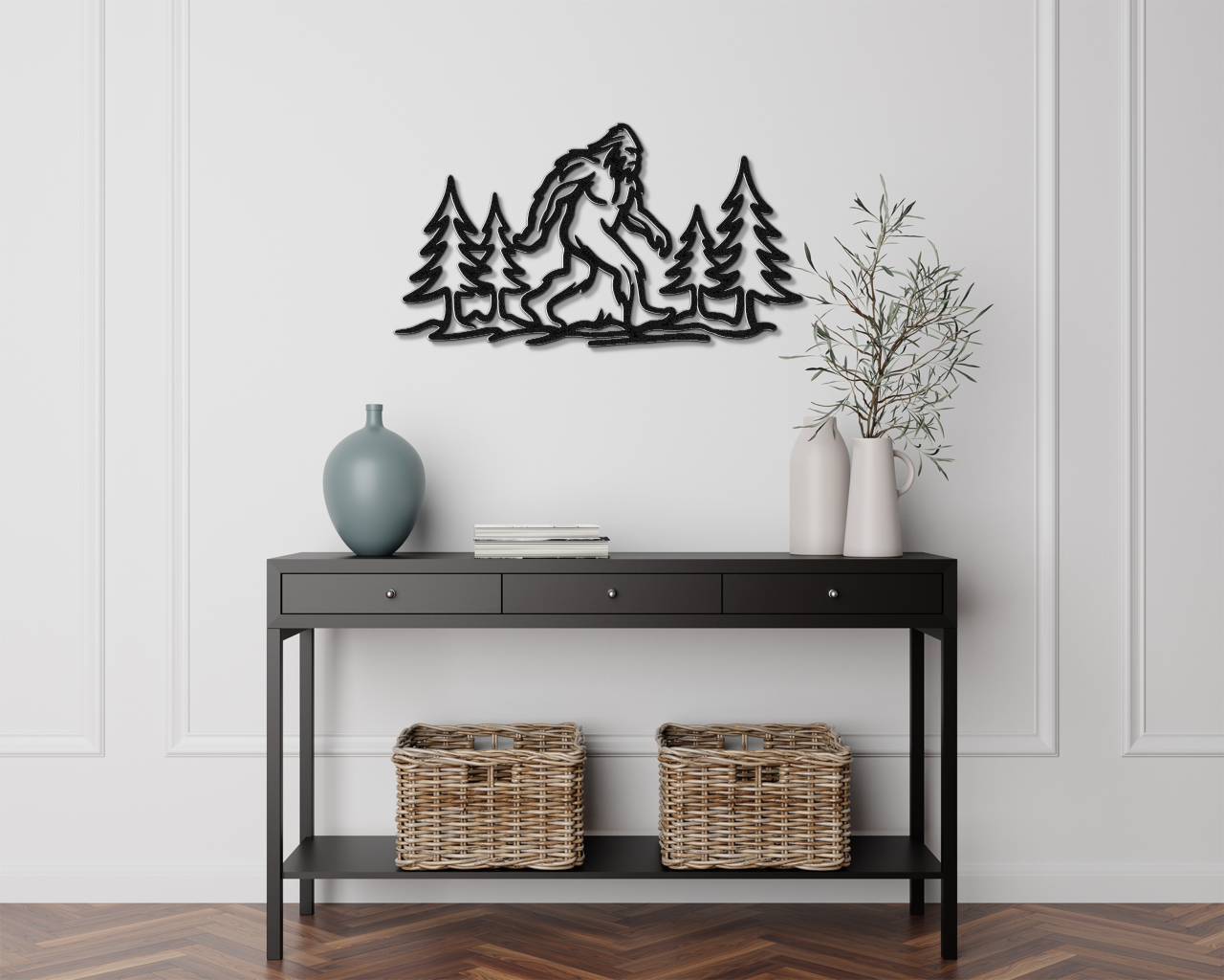 Bigfoot Metal Wall Art