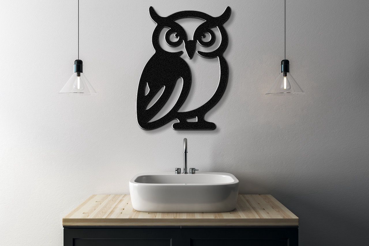 Owl Metal Wall Art