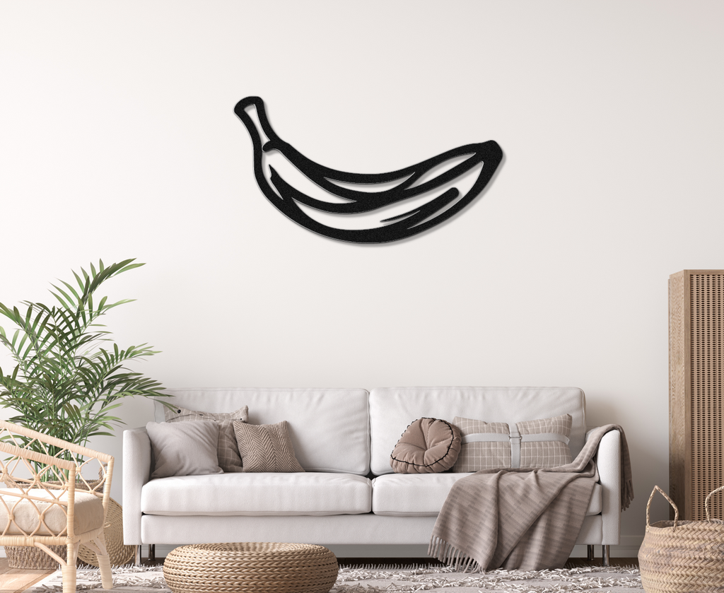 Banana Metal Wall Art