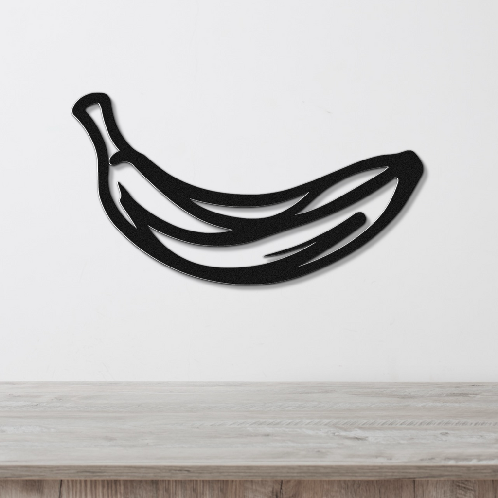 Banana Metal Wall Art