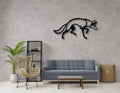 Sneaky Coyote Metal Wall Art