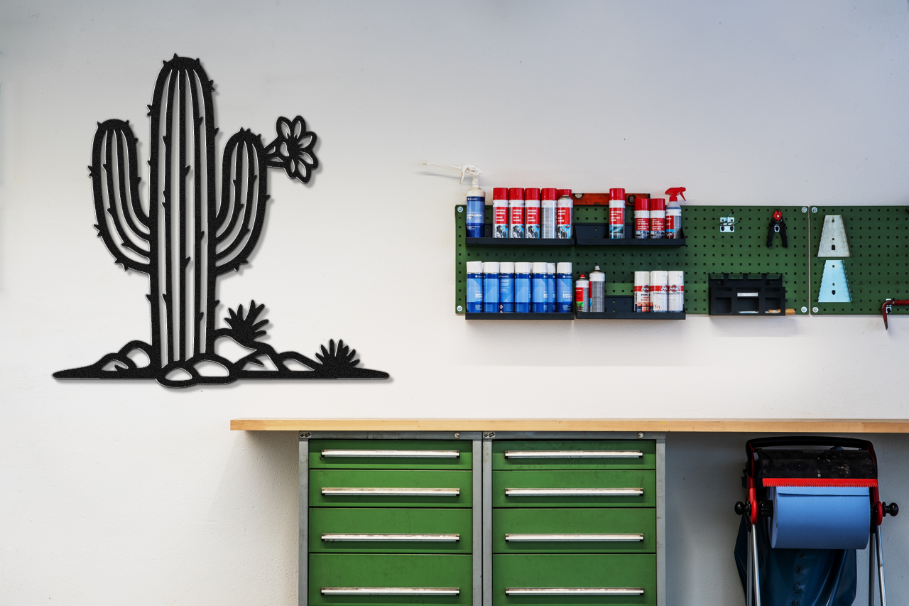 Saguaro Cactus Metal Wall Art