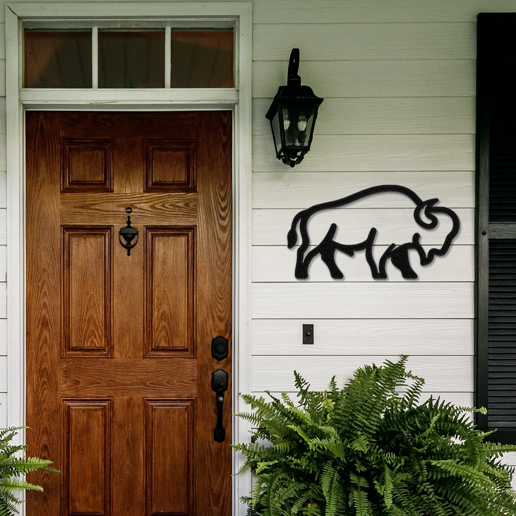 Buffalo Metal Wall Art