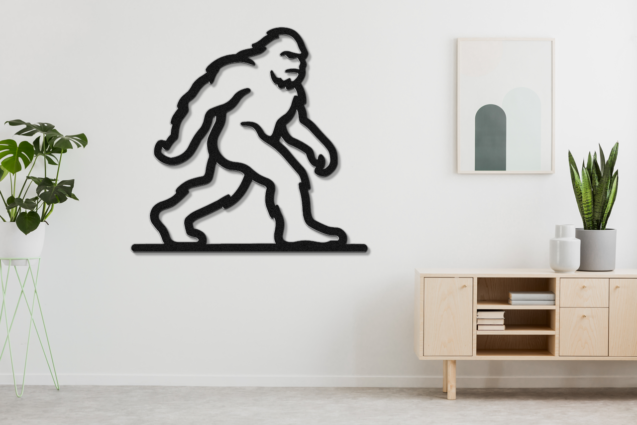 Bigfoot Metal Wall Art
