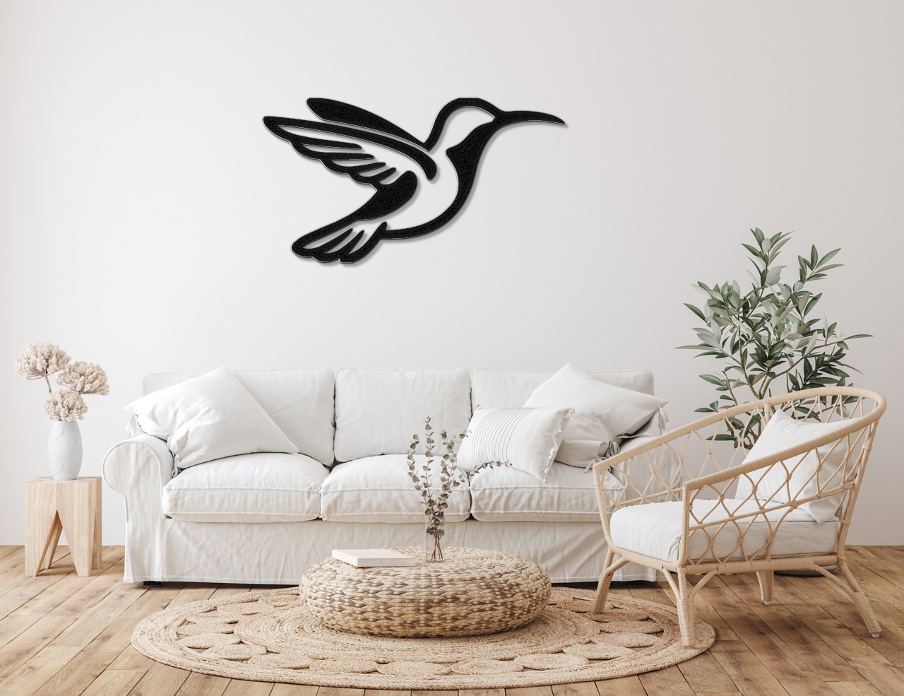 Hummingbird Metal Wall Art