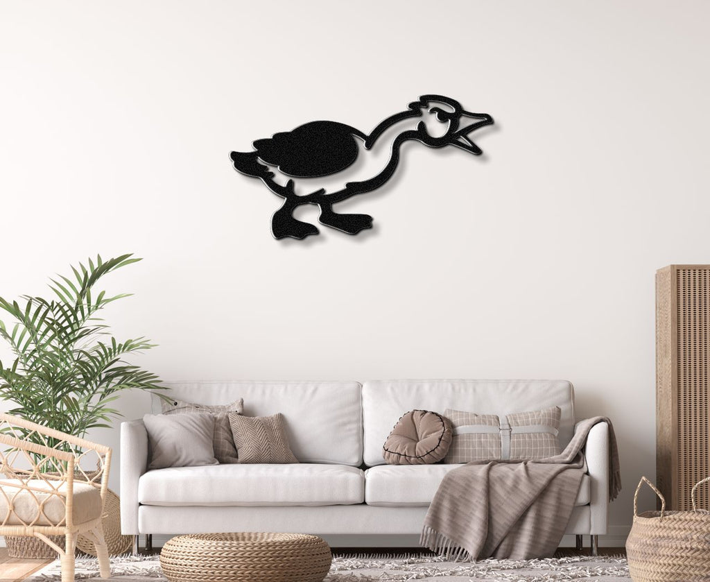 Angry Goose Metal Wall Art