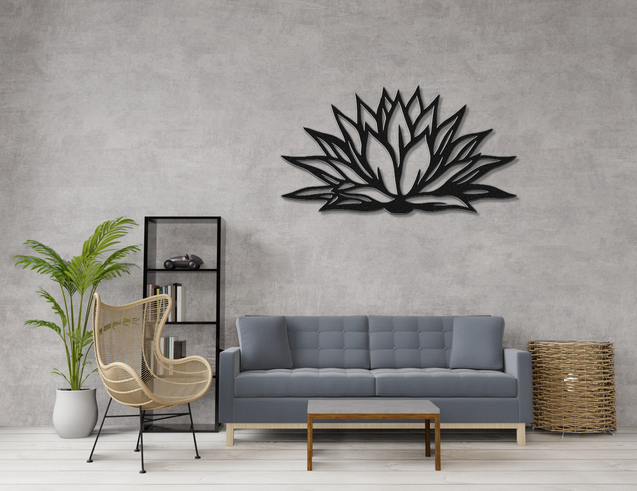 Agave Metal Wall Art