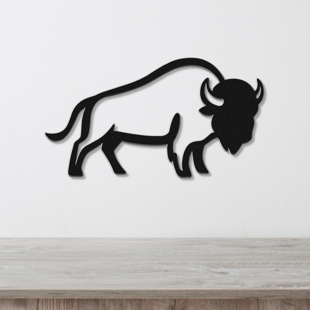 Buffalo Metal Wall Art