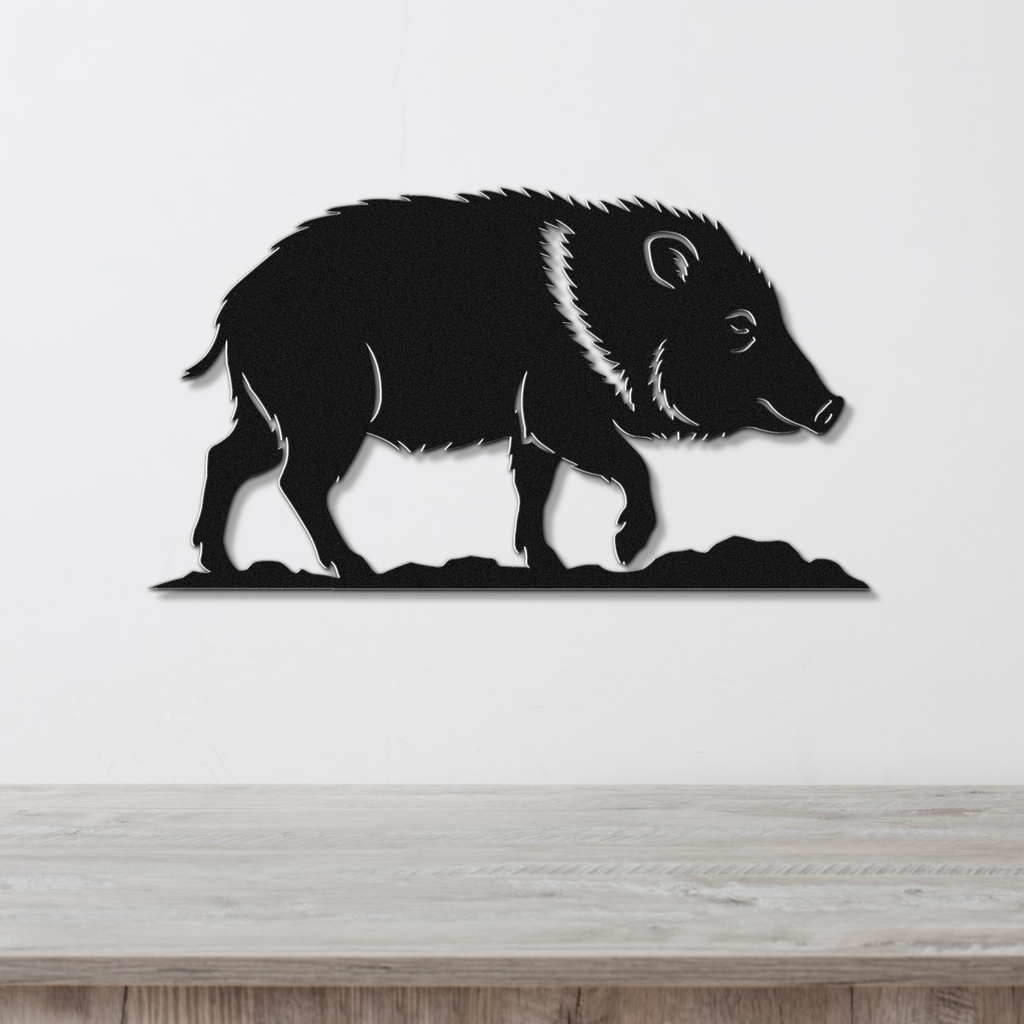 Javelina Metal Wall Art