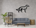 Borzoi Dog Metal Wall Art
