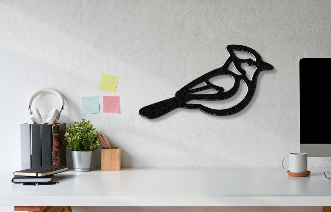 Blue Jay Metal Wall Art