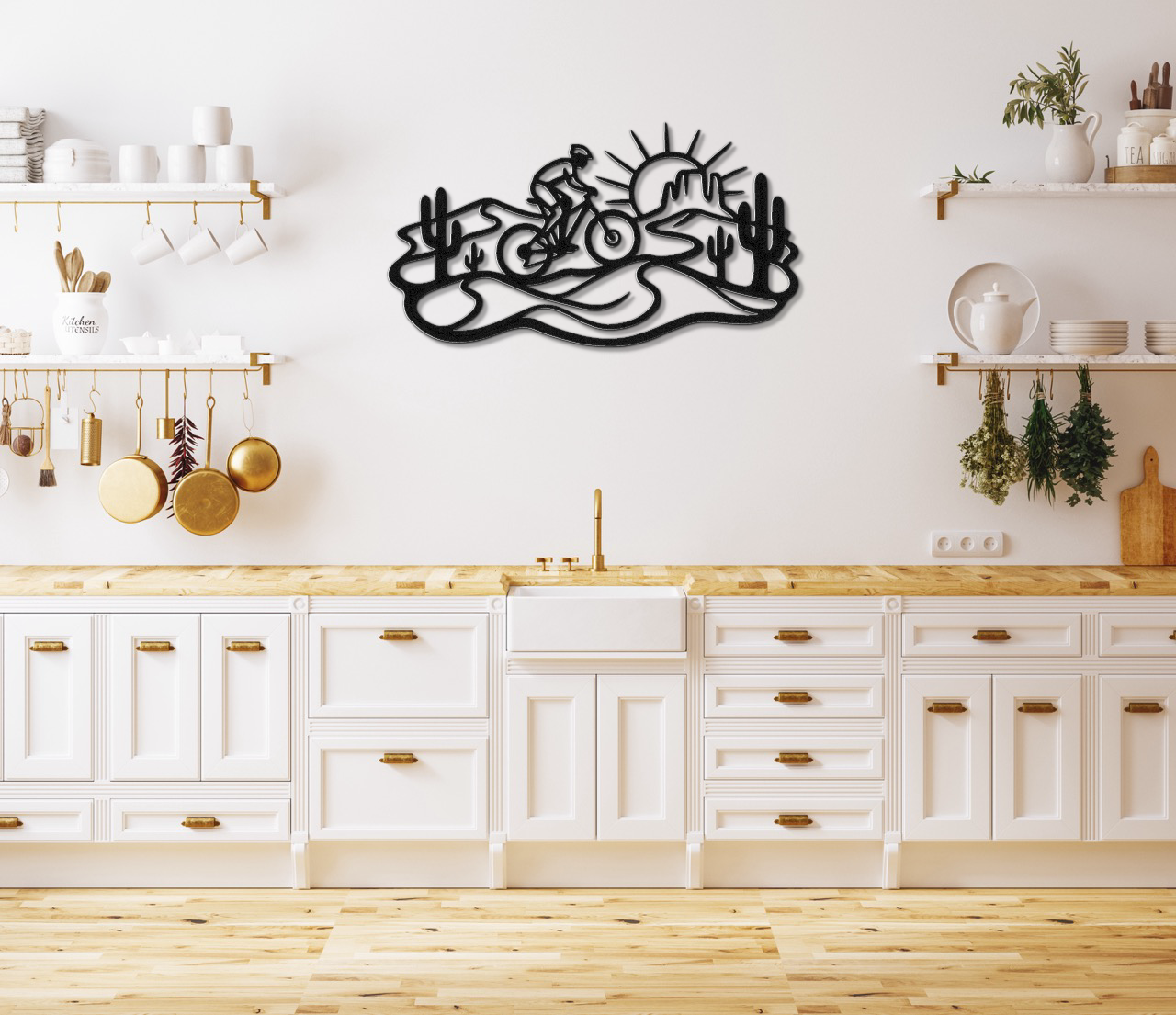 Arizona Cycling Metal Wall Art