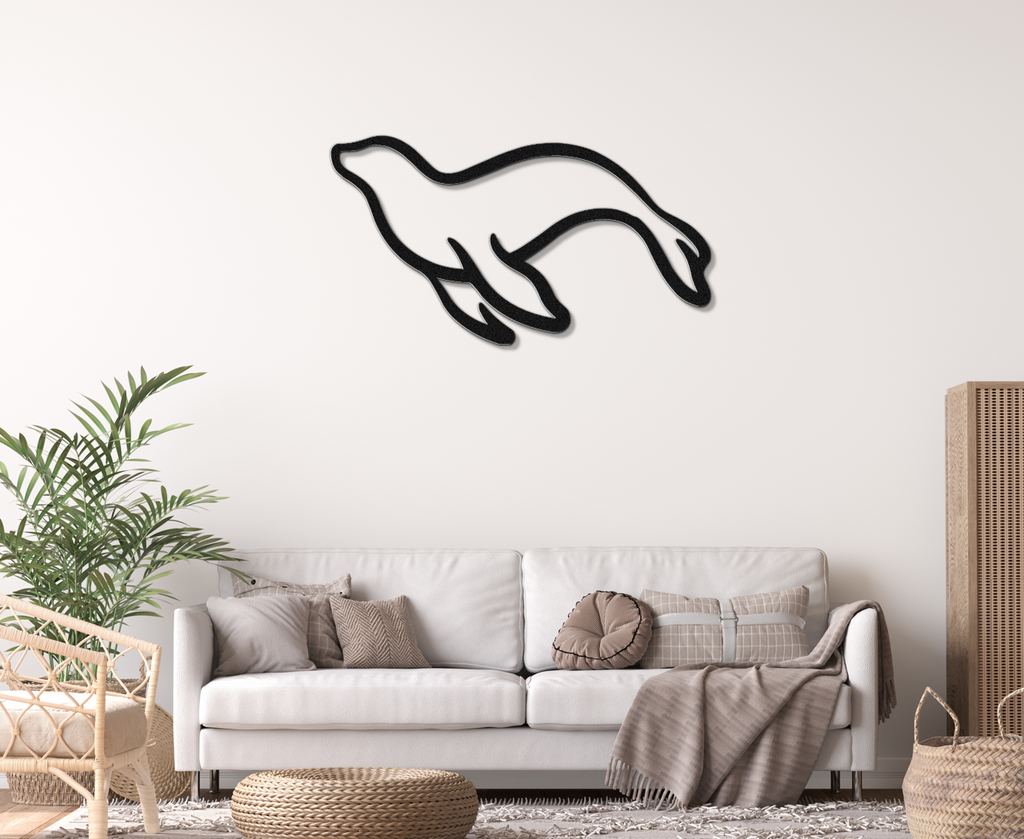 Sea Lion Metal Wall Art