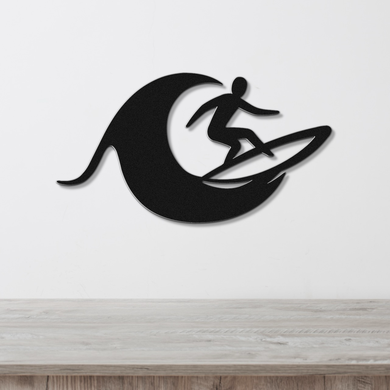 Surfer Metal Wall Art