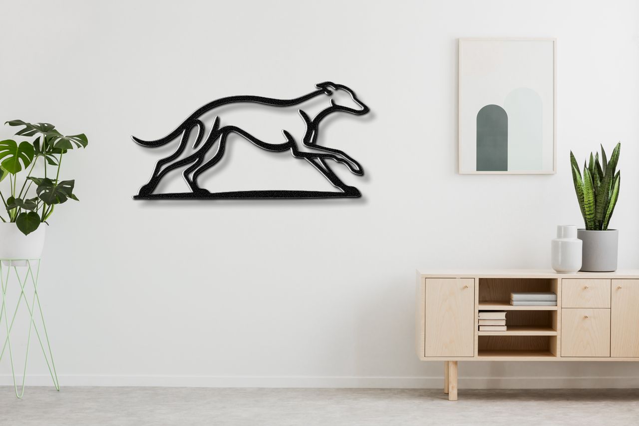 Greyhound Metal Wall Art