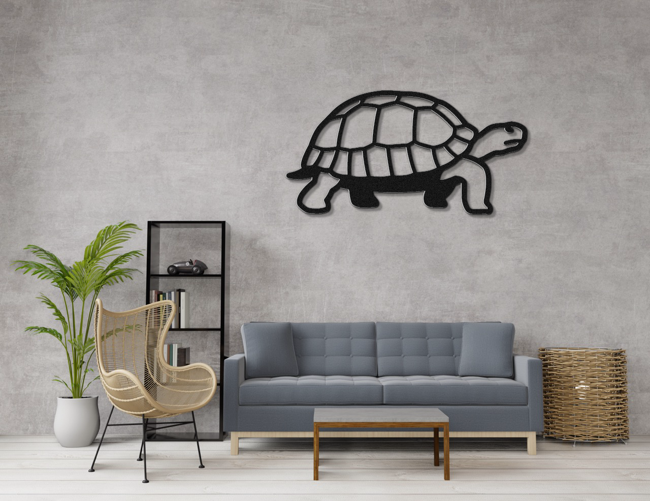 Tortoise Metal Wall Art