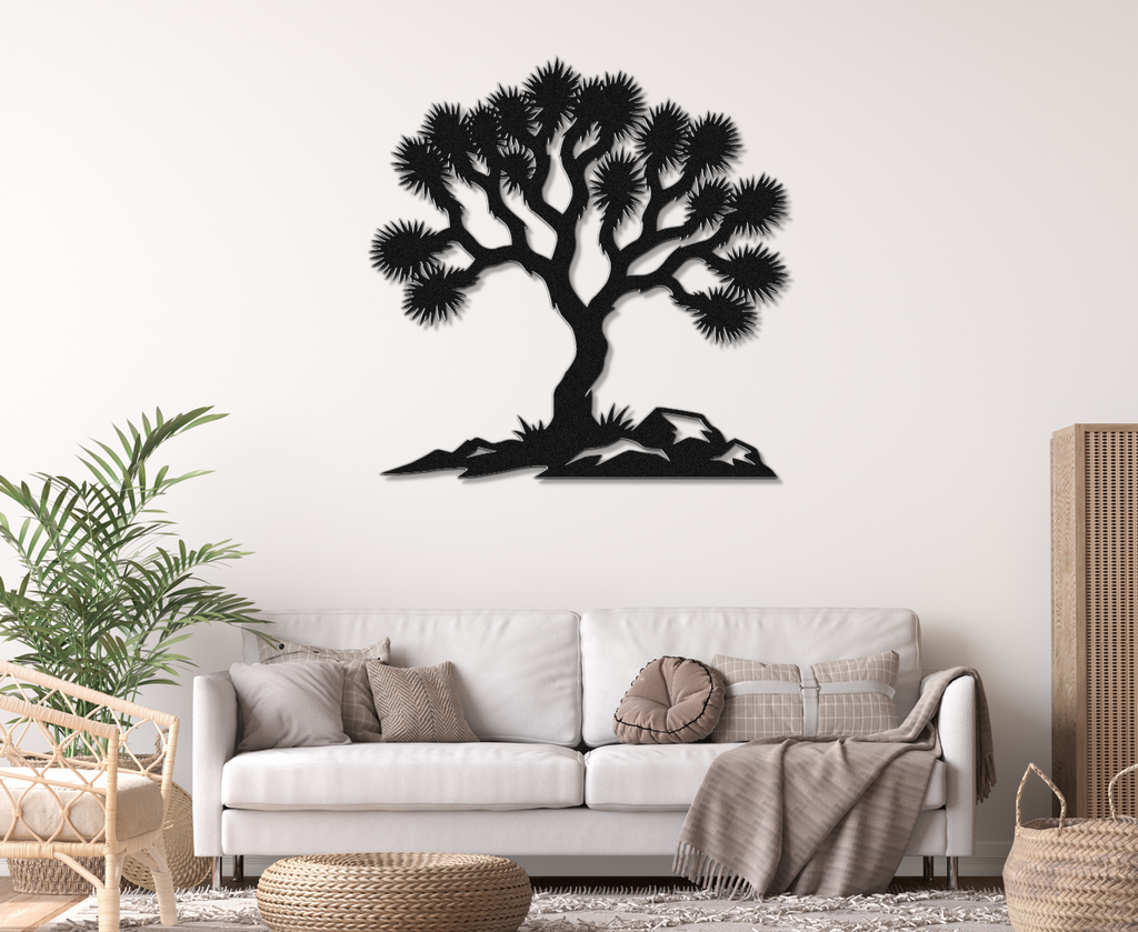 Joshua Tree Silhouette Metal Wall Art