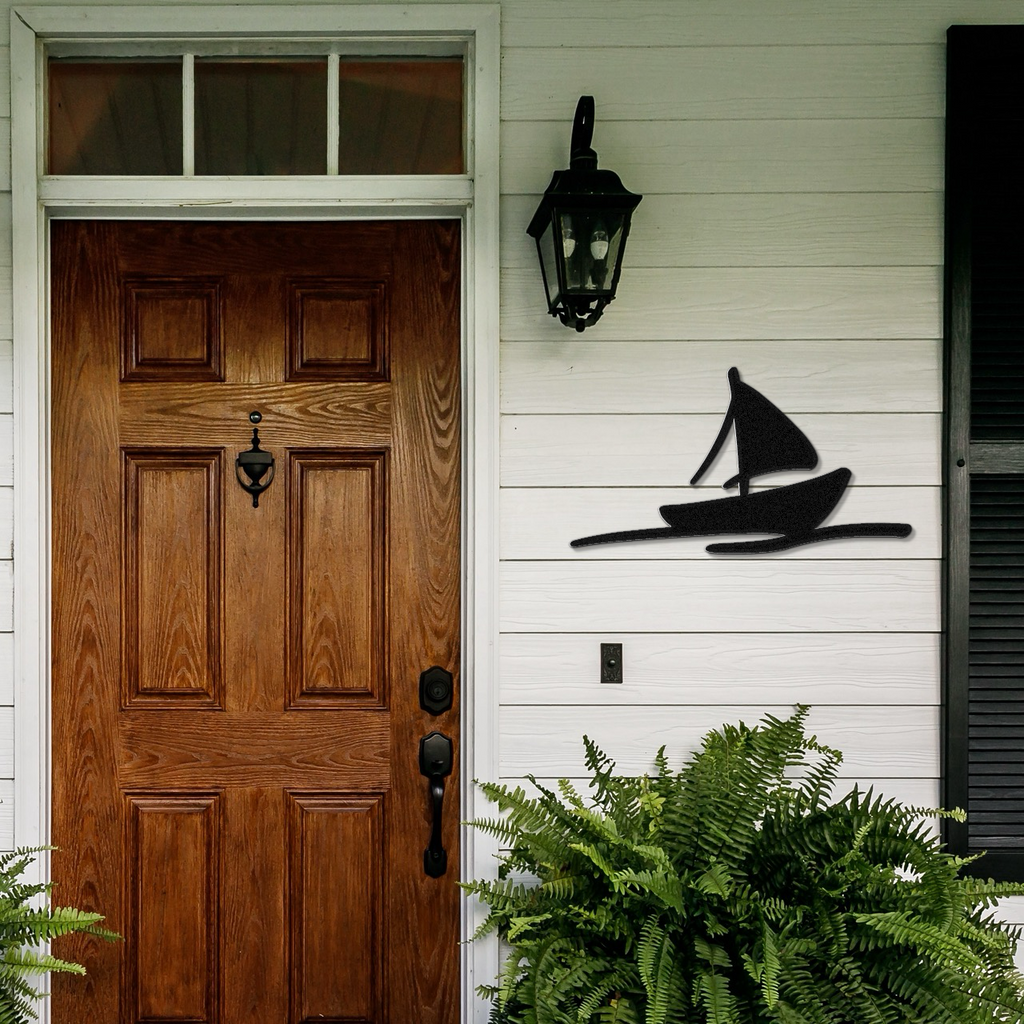 Sailboat Metal Wall Art