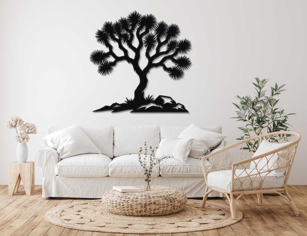 Joshua Tree Silhouette Metal Wall Art