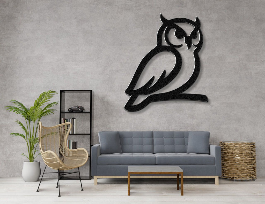 Owl Metal Wall Art