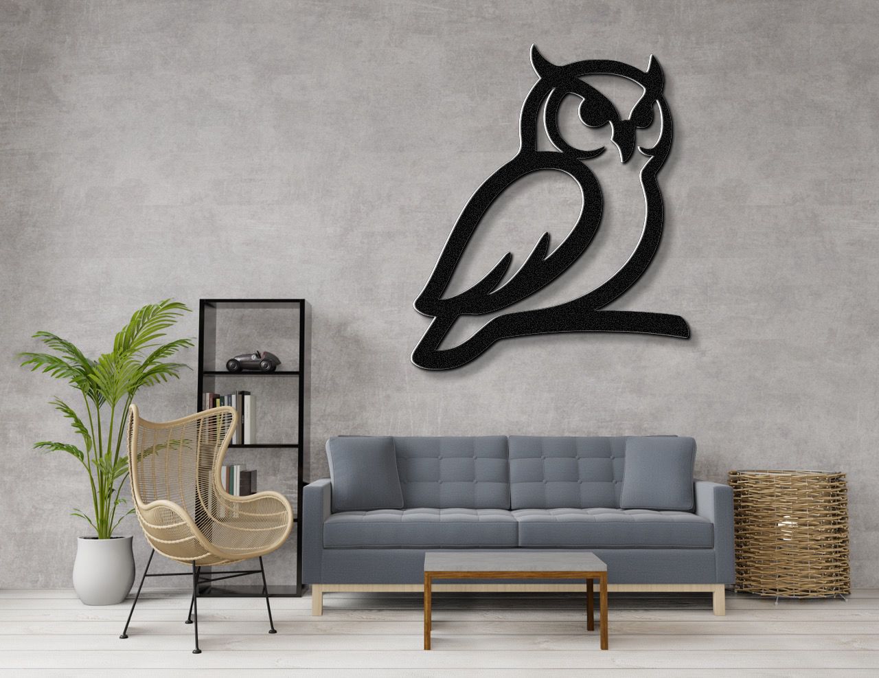 Owl Metal Wall Art