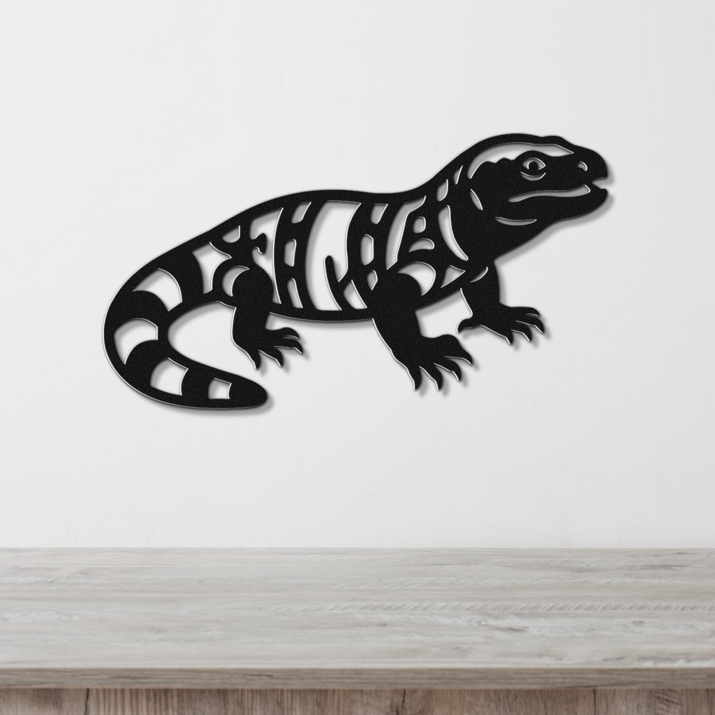 Gila Monster Metal Wall Art