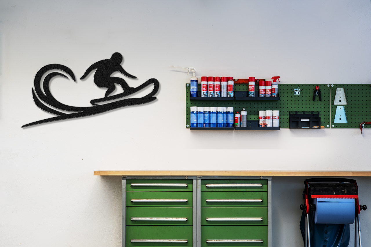 Snowboarding Metal Wall Art
