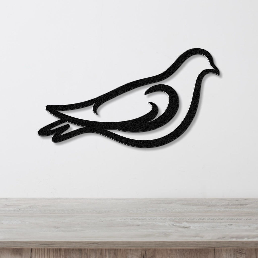 Pigeon Metal Wall Art