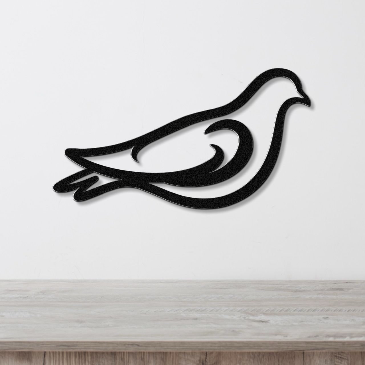 Pigeon Metal Wall Art
