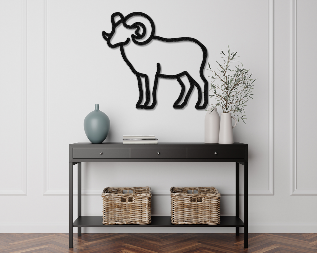 Bighorn Sheep Metal Wall Art
