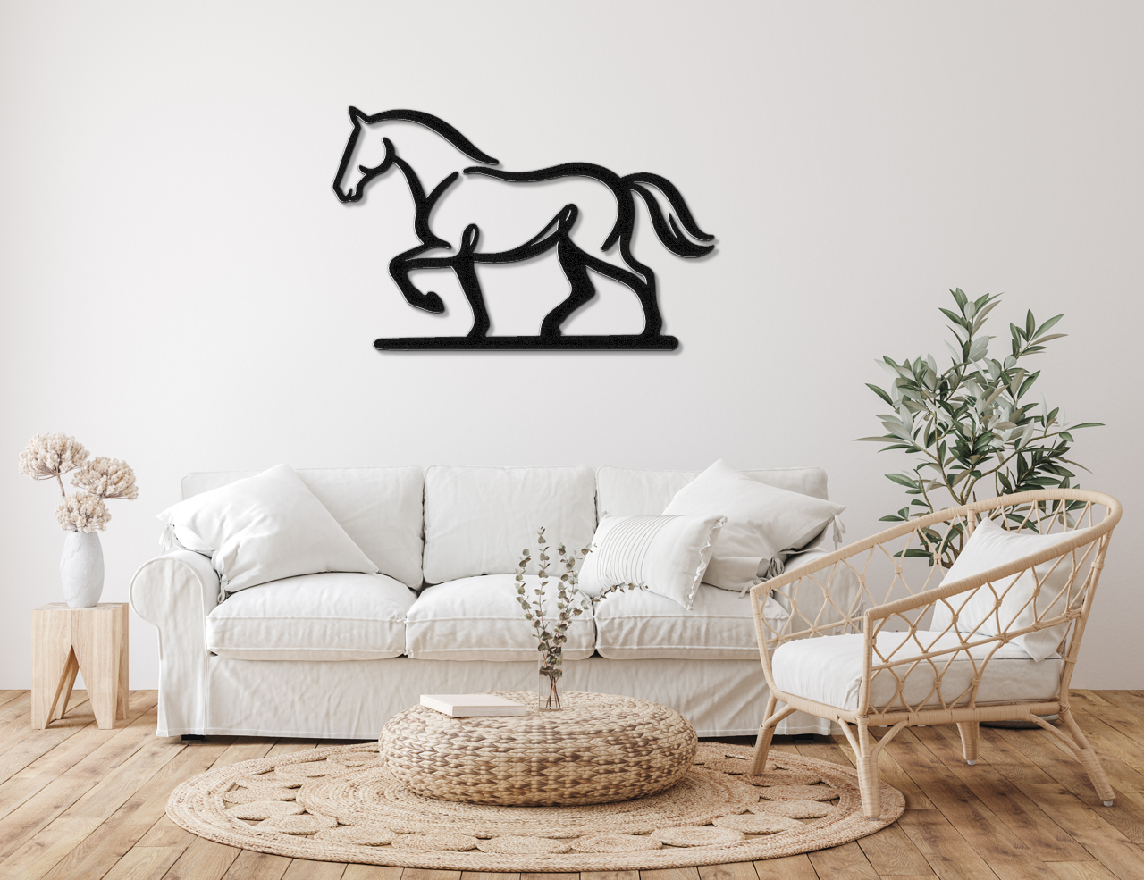 Horse Metal Wall Art