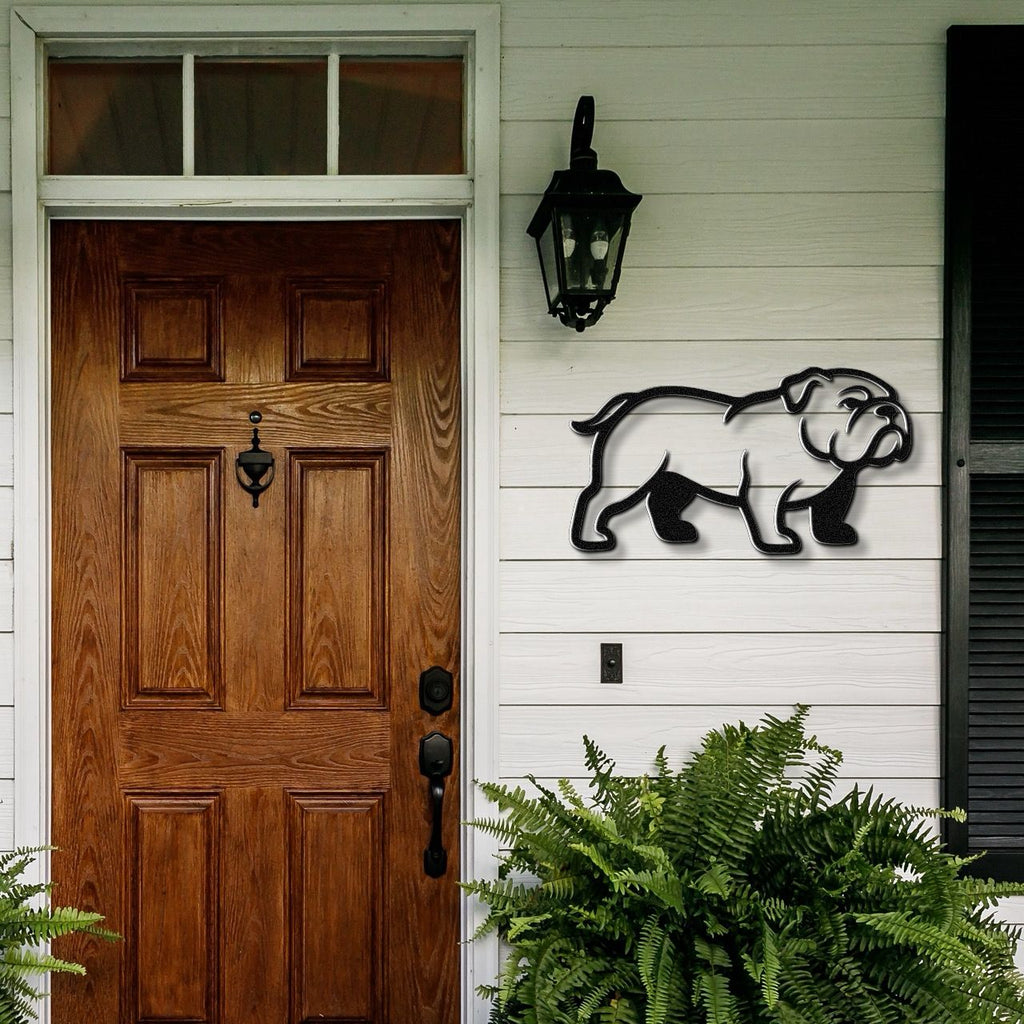 Bulldog Metal Wall Art